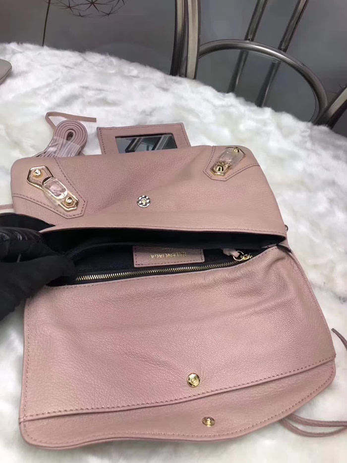 BALENCIAG巴黎世家 義大利進口山羊皮手抓包 原版品質 簡單時尚手包 配肩帶可斜挎  BL1022